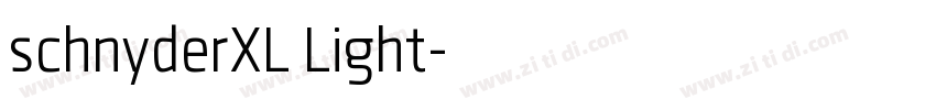schnyderXL Light字体转换